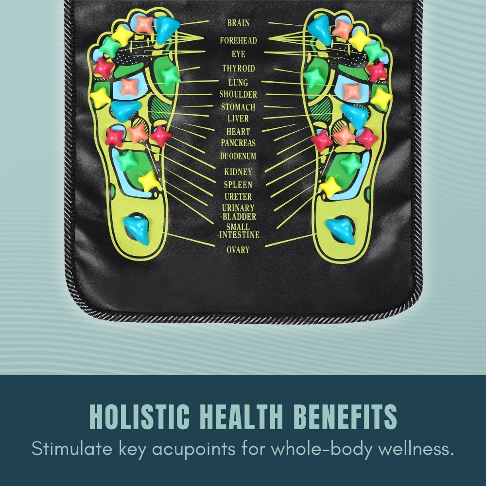 Holistic health benefits — acupressure point map