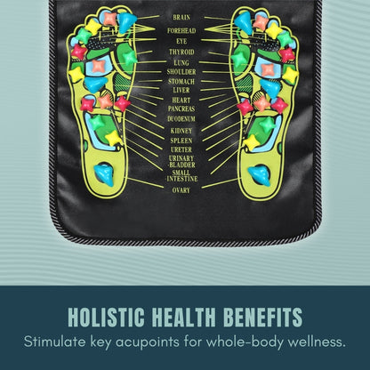 Holistic health benefits — acupressure point map
