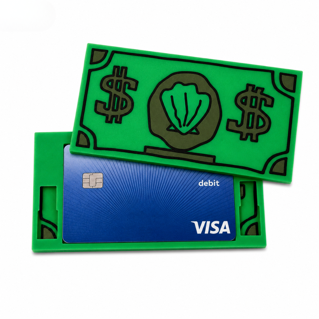 Fits standard NFC debit and credit cards