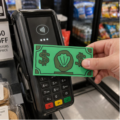 Tap to pay at any contactless terminal